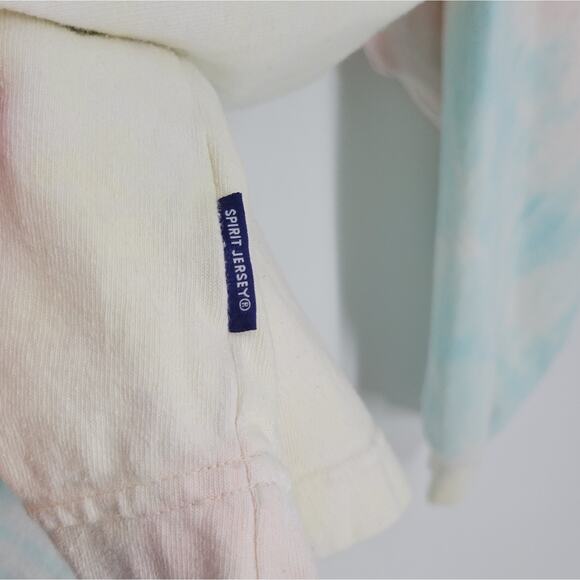 Disney Cotton Candy Tie Dye Rainbow Crewneck Spririt Jersey S - Picture 3 of 9